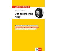 Klett Lektürehilfen Heinrich von Kleist, Der zerbrochne Krug: Interp (Paperback)