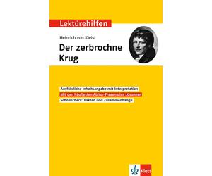 Klett Lektürehilfen Heinrich von Kleist, Der zerbrochne Krug: Interp (Paperback)