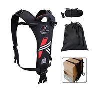 KLETTPACK Back Carrying Strap for Packages, Hobby, Snowboard, Work & Holiday, Suitable for Large Bulky Shapes, Ergonomic, Back Gentle
