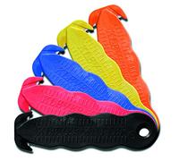 Klever Innovations Cutter Stainless Steel Package Opener, Safety Utility Cutter Assorted Colors 5 pcs, KLEVER - 5/Pack Mix