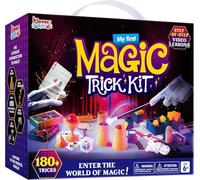 Klever Kits 180+ Magic Set- My First Magic Tricks Kit with Step-by-Step Video Lessons, Magic Tricks for Kids Age 6 7 8 9+, Amazing Magician Toy Including Wand & Illusion Cards, Gifts for Boys & Girls