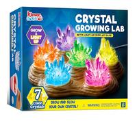 Klever Kits Crystal Growing Lab- 7 Color Crystal Growing Kit with Light-Up Base, Educational Toys Birthday Gift for Boys and Girls, Science Kits for Kids Ages 8-12