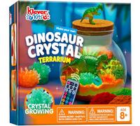 Klever Kits Dinosaur Terrarium Kit for Kids DIY Night Light Gifts for Boys 8 9 10 11 12 Year Old,Educational Science Dinosaur Toys for Boys Craft Kits for Kids