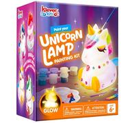 Klever Kits Paint Your Own Unicorn Lamp Kit,Arts and Crafts for Kids Ages 6 7 8 9 10 11 12,DIY Night Light Painting Kit,Girls Crafts Kit,Unicorn Toys Age 6+,Activities Art Supplies,Birthday Gifts