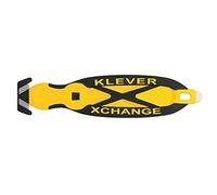 Klever Kutter Xchange Cutter, Box, Safety, Yellow, 12 Piece