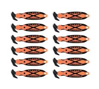 Klever X-Change Safety Cutter with Wider Cut Head and Scraper Orange (Pack of 12) KCJ-XC-35G