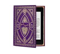 KleverCase Book Style Universal Cover Case for Kindle Paperwhite and Kindle eReaders (includes latest Paperwhite models with 6.8 inch screen)… (Book of Spells HP Themed)
