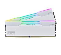 KLEVV CRAS V RGB DDR5 32GB (2x16GB) 6000MHz CL30 A-Die 1.35V Gaming Desktop Ram Memory XMP 3.0 / AMD Expo Ready - White (KD5AGUA80-60A300J)