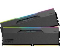 KLEVV CRAS V RGB DDR5 64GB (2x32GB) 6000MHz CL30 A-DIE 1.35V Gaming Desktop Ram Memory SK Hynix Chip XMP 3.0 / AMD Expo Ready -Black (KD5BGUA80-60A300G)
