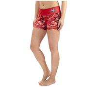 Klew NFL San Francisco 49Ers Thematic Print Bootie Short, Red, Small