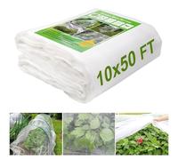 KLEWEE Garden Netting 590.5in x 118.1in, 10 x 50FT, Ultra Fine Mesh, Protects Vegetables, Flowers, Plants, Crops and Fruits from Birds, Deer, Rabbits, Cicadas