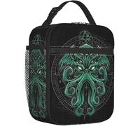 KLFDGGYU Insulated Lunch Tote Bag Horror Monster Octopus Tentacle Resuable Thermal Cooler Bento Box Work School Sports Outdoors Gifts