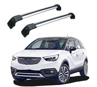 KLFDT Auto Roof Racks for Opel Vauxhall Crossland X 5 Door 2017-2022,Roof Rail Rack Crossbars cross bars,Aluminum Roof Rack Cross Bar,Exterior Travel Accessories,C