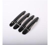 KLFDT Car Door Handle Cover for Mazda CX9 CX-9 2015-2022,Car Exterior Door Handle Decoration Shell Anti Scratch Waterproof Accessories,A/Paint black-A/Style 1