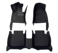 KLFDT Car Floor Mats for Audi A5 8F Cabriolet 2009 2010 2011 2012 2013 2014 2015 2016,Non Slip all inclusive Leather Car Floor Mats Durable Front and Rear Floor Mat (Right Hand Drive),A/Black