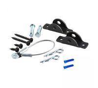 KLFEXVP 5X Iron Furniture Anchors, Proofing Child Straps Falling Anti Tip Cabinet Locks for Bookcases Dressers Wardrobes