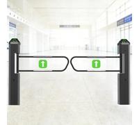 KLGFBDC Automatic Radar Swing Gate with Adjustable Speed and Voice Announcement for Hands-Free Entry at Supermarkets, Malls, and Metro Stations