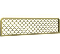 KLGFBDC Desktop partition Dividers For Dining Areas Dining Space Metal Frame Iron Art Decorative Partitions Fence Countertop Divider(Gold-a,50cm)