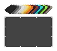 KLGFBDC Rectangular Sun Shade Sail 2.5 x 3.4 m 98% UV Protection Canopy for Garden & Balcony Dark Gray Shade Net with Free Rope Outdoor Sun Shelter
