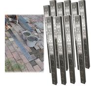 KLGFBDC Trench Drain System, Channel Drain with Grates for Driveway, Garage, Yard, Sidewalk, Garden, 2 Pcs, Durable Drainage Solution for Concrete and Outdoor Areas