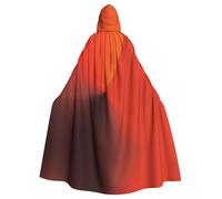 KLGRTJHK Rainbow Red Hooded Cape for Adults, Halloween Cloak for Men & Women Wizard Robe Cosplay Costume Black Cloaks