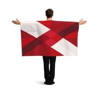 KLGRTJHK Wearable Cape with Sleeves, Lightweight Polyester Flag Poncho for Sporting Events, and Party Celebration Alabama State Flag