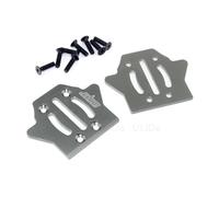 KLHYTGFA 2pcs for 8SC H9 chassis anti scratch metal chassis anti abrasion protection Skid Plate before and after 6061-A AMO production