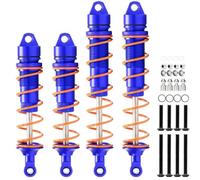 KLHYTGFA 4Pc for ARA330621 ARA330622 RC Damper Front Rear Shock Absorbers For Car Parts ARR-MA 6S 1/7 1/8(Navy 4Pcs-01)