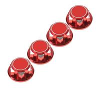 KLHYTGFA 4pcs 17mm Metal Hex Wheel Nuts 1.25 Thread Dustproof Anti-Skid Non-slip for Trax-xas Sledge Buggy Truck(4pcs red)