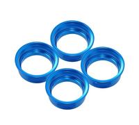KLHYTGFA 4pcs Aluminum Wheel Barrels for 1.0" ModuWheel(Blau)