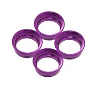 KLHYTGFA 4pcs Aluminum Wheel Barrels for 1.0" ModuWheel(Purple)