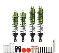 KLHYTGFA 4Pcs ARA330552 ARA330553 Front Rear Thicken Shock Absorbers RC Damper For Car Parts 1/10 AR-RMA 4S Outcast 1:10 Kraton(Green 4Pcs)