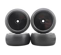 KLHYTGFA 4pcs for 1/8 Truggy Wheels&Tire Set Tyre For HPI Trax-xas 1/8 Tires 26404