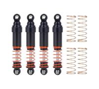 KLHYTGFA 52MM Aluminum Alloy TRX4M Big Bore Shocks Absorbers Oil Damper for 1/18 RC Crawler TRX4-M Bronco Defender Upgrade(Black 4Pcs)