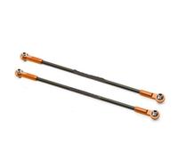 KLHYTGFA 7x206mm Rear Upper Suspension link Tie Rods 2Pcs For RC Car Parts 1/7 Trax-xas Unlimited Desert Racer UDR 85076-4 85086-4 8542(Orange)