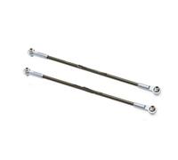 KLHYTGFA 7x206mm Rear Upper Suspension link Tie Rods 2Pcs For RC Car Parts 1/7 Trax-xas Unlimited Desert Racer UDR 85076-4 85086-4 8542(Silver)