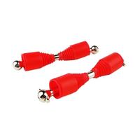 KLHYTGFA 9mm Dog bone Drive Shaft Axle For HPI Ro-van Ro-fun Baja 5B 5T Buggy Truck 1/5(Orange Boots)