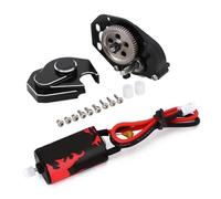 KLHYTGFA Aluminium Complete Transmission Gearbox For 1:24 RC Crawler Car Axial SCX24 Deadbolt C10 JLU Gladiator Bronco Upgrade(Rot)