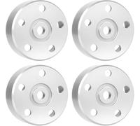 KLHYTGFA Aluminum Wheel Hex Hub adapters for Tam-iya Super ClodBuster Bullhead Upgrades Replace Parts(Silvery)