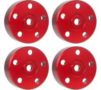 KLHYTGFA Aluminum Wheel Hex Hub adapters for Tam-iya Super ClodBuster Bullhead Upgrades Replace Parts(Rot)