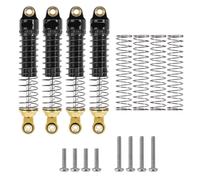 KLHYTGFA Brass & Aluminium 59MM Long Threaded Shock Absorber Oil Damper for 1/18 RC Crawler TRX4M Upgrade (4M-63)(4PCS-01)