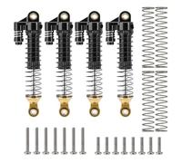 KLHYTGFA Brass & Aluminium 59MM Long Threaded Shock Absorber Oil Damper for 1/18 RC Crawler TRX4M Upgrade (4M-63)(4PCS)