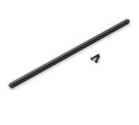 KLHYTGFA Carbon Fiber Bumper Chassis centre chassis support Front shovel for 1/8 ARR-MA RC Crawler Car Upgrade Parts(A)