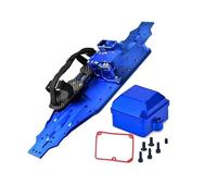 KLHYTGFA For 7075 Chassis Plate & Servo Mount+Battery Compartment+Motor Base Sledge FOR 1/8 4WD SLEDGE TRAX-XAS(Blau)
