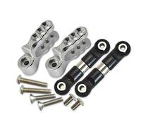 KLHYTGFA For Trax-xas 1/10 Revo 3.3 Slayer Pro E-REVO E REVO 2.0 VXL Accessories Metal 25T Servo Horns Steering Arms 5345 5345R(Silver)