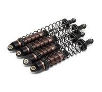 KLHYTGFA Front and Rear Metal Shock Absorbers for Arr-ma 1/10 Granite Senton Big Rock Vorteks Typhon Upgrade Parts Kit RC Car(Chocolate)