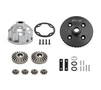 KLHYTGFA Full Set Front Rear Center Metal Differential Upgrade for Trax-xas Maxx Slash UDR WideMaxx 1/8, 37T 13T Steel Gear & Aluminu(Rear silver)