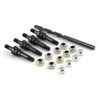 KLHYTGFA Heavy-Duty Steel Shock Stands - Compatible for ARRMA 1/8 & 1/7 Models (4pcs Set)(Black D88)