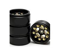 KLHYTGFA Hot Team Brass Offset 3.6mm Beadlock 0.7'' Wheel Rims Tire 20mm Outer Diameter for AXIAL SCX30 Ford Bronco 4X4 Jeep Upgrade Part(Wheel Gold Screw)