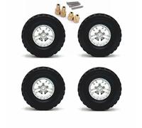 KLHYTGFA Lock Tire Hub Suitable for Metal Parts for MN Model MN82 RC Car, Increase Shell Pillar, Upgrade Big Wheel Can't Rub the Shell(WHITE)